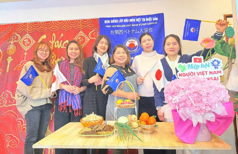 Cộng đồng người Việt tại Nhật Bản lan tỏa văn hóa ẩm thực truyền thống