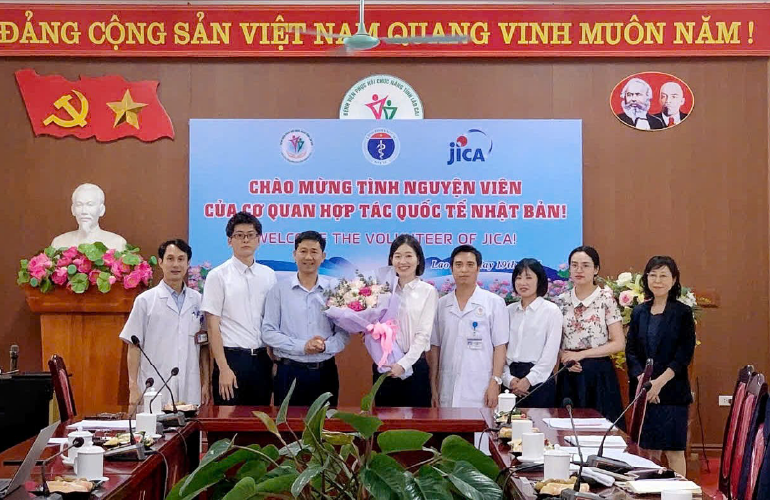 Tiếp nhận tình nguyện viên của JICA tại Việt Nam làm việc tại Bệnh viện Phục hồi chức năng