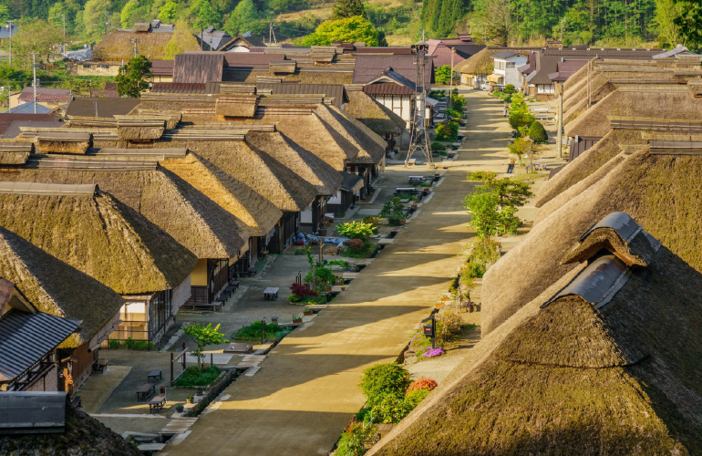 Khám phá làng cổ Ouchijuku - khu bảo tồn kiến trúc truyền thống Nhật Bản